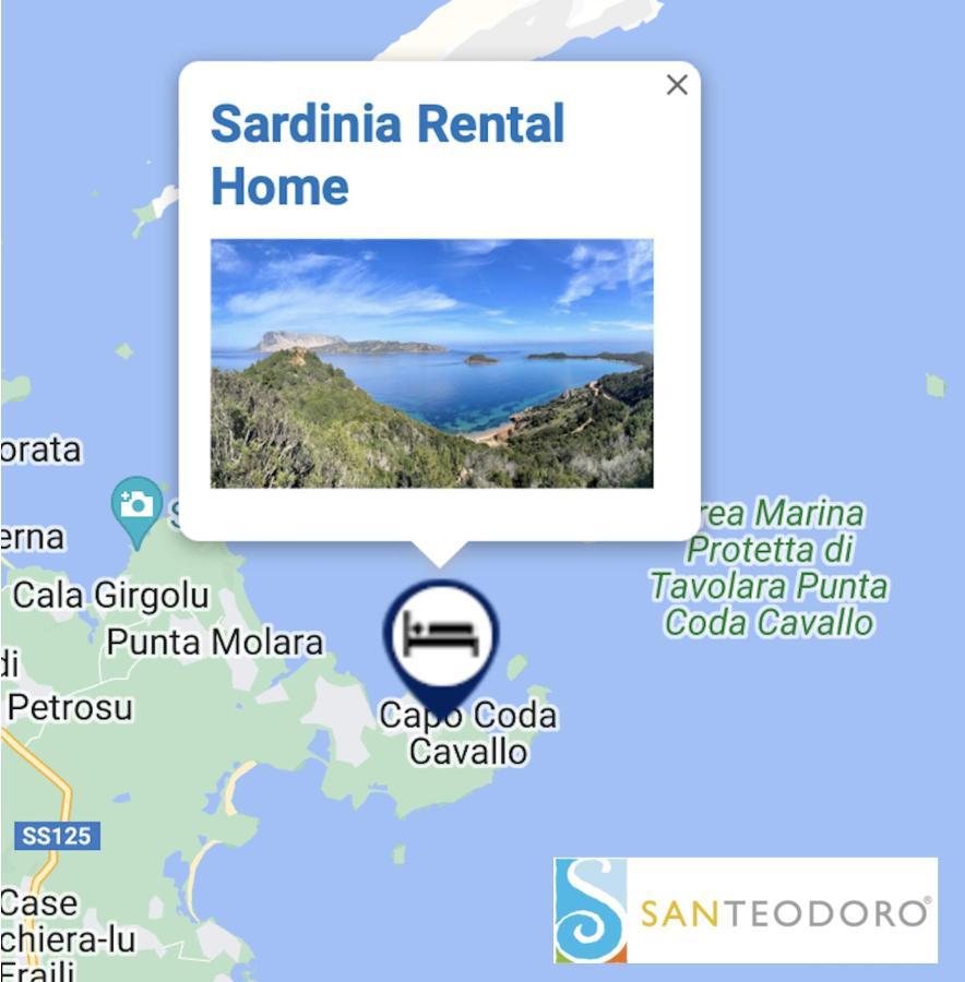 Апартаменти San Teodoro Punta Est Delizioso Monolocale Vista Mare Екстер'єр фото