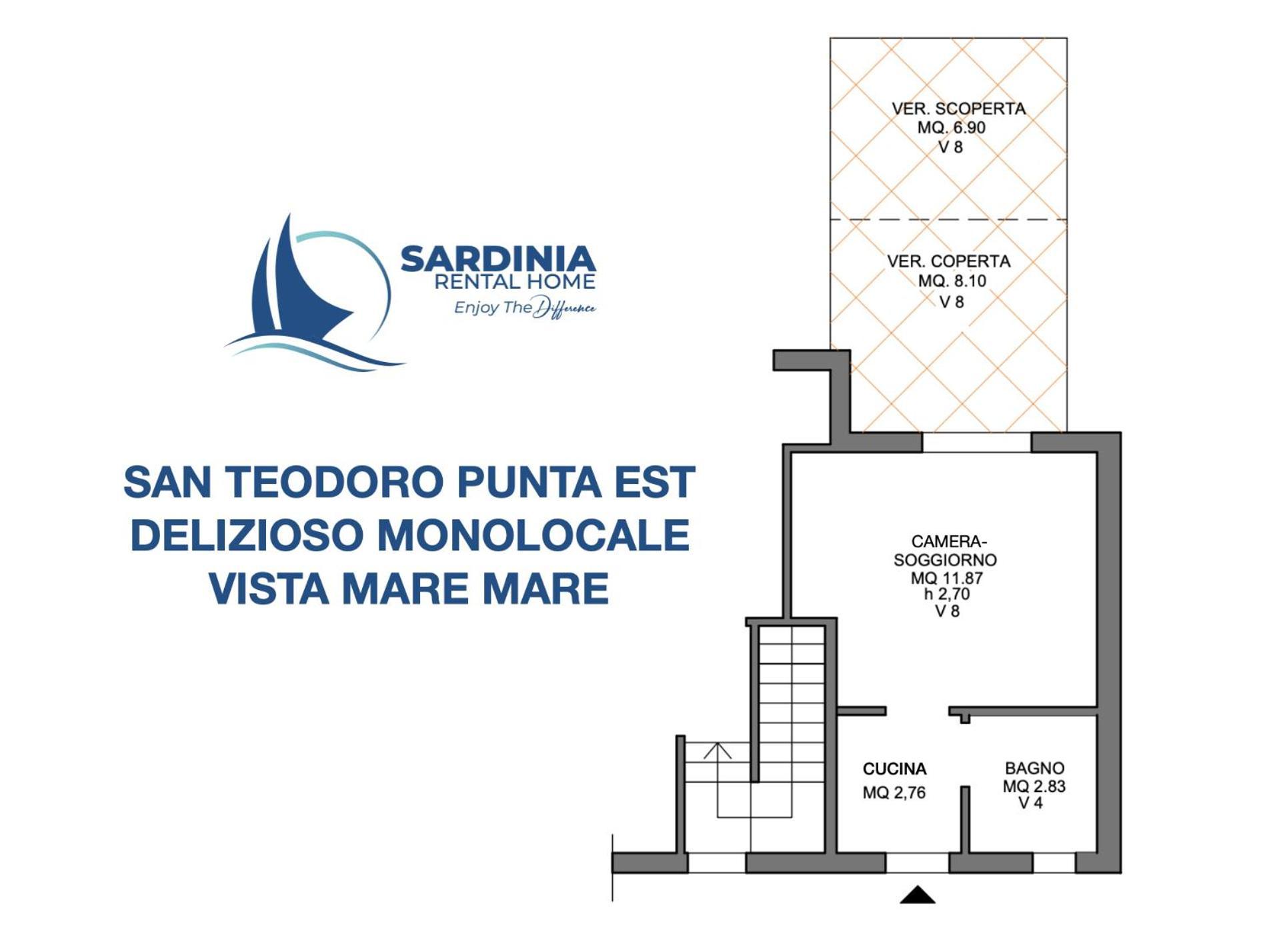 Апартаменти San Teodoro Punta Est Delizioso Monolocale Vista Mare Екстер'єр фото
